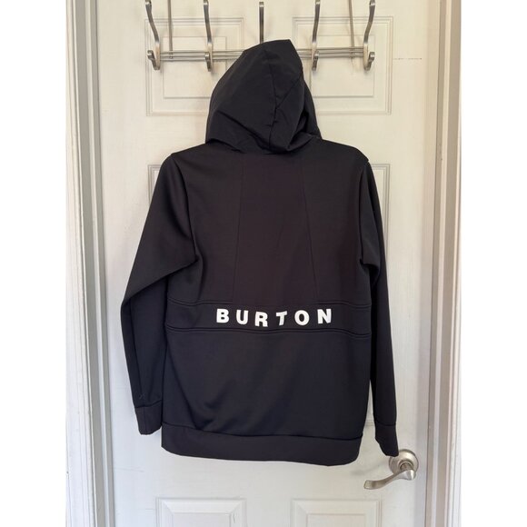 Burton Black DA NANG Half Zip Hooded Pullover Men's Jacket Size Small - Picture 6 of 12